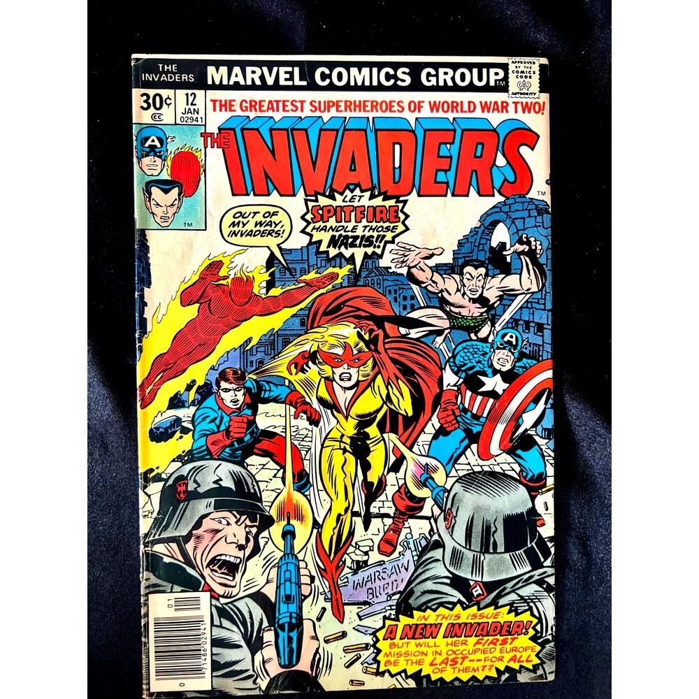 1979 Marvel The Invaders #12 - Graded Uncommon by Comic Snap App